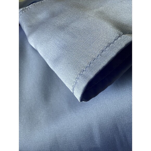 💙 H&M Blue Long Sleeve Button Down Blouse – Size Small - Career - Picture 3 of 5